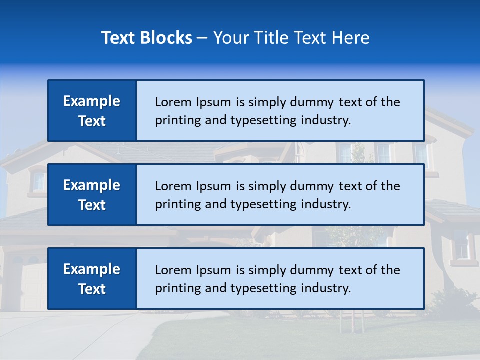 Residence Realty House PowerPoint Template