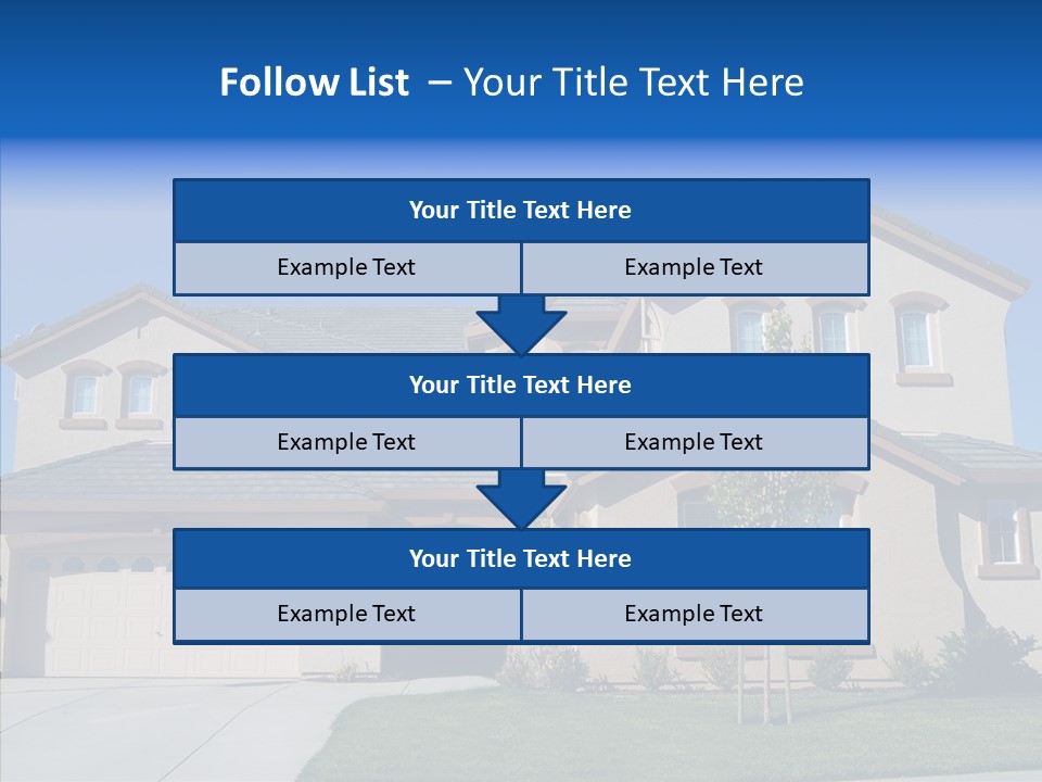 Residence Realty House PowerPoint Template
