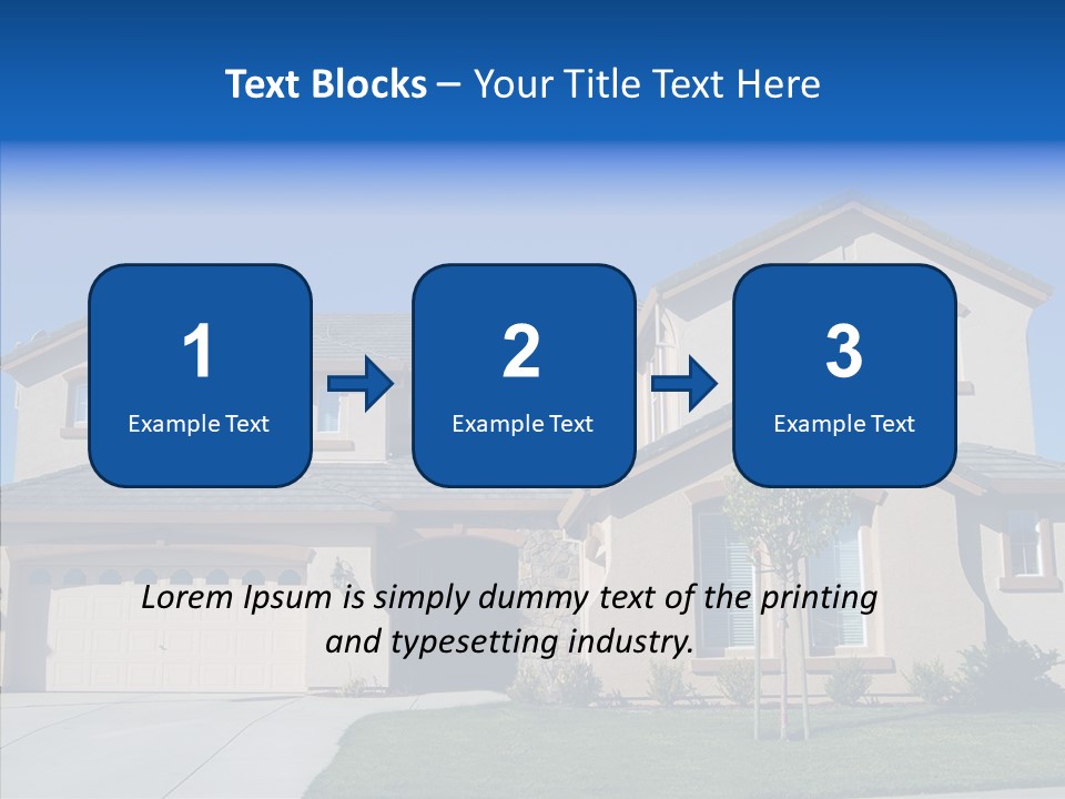 Residence Realty House PowerPoint Template