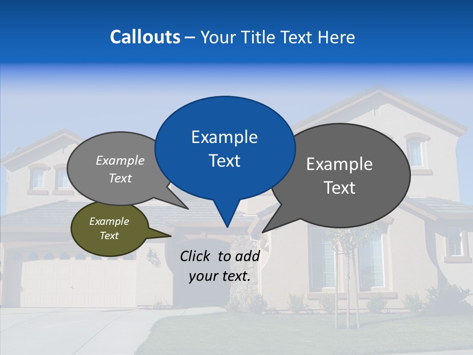 Residence Realty House PowerPoint Template