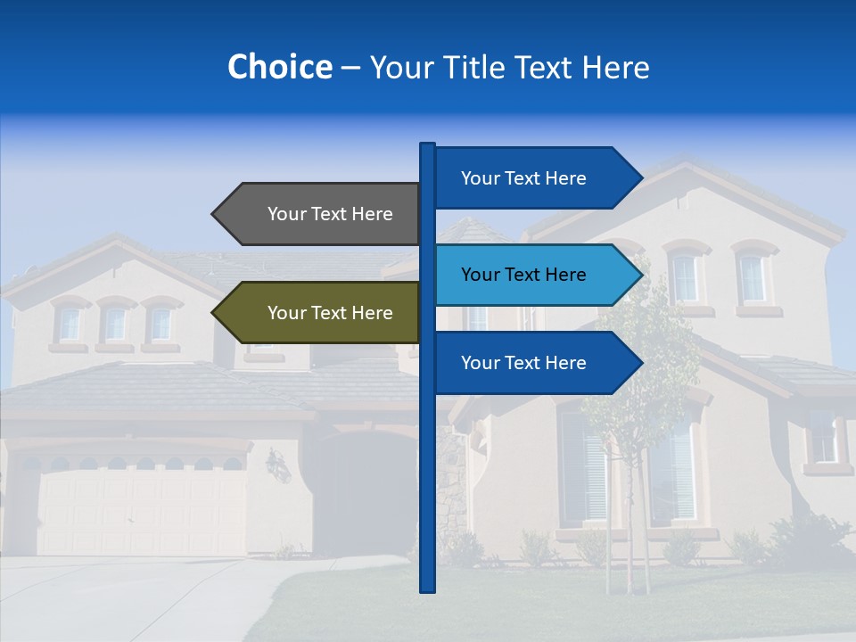 Residence Realty House PowerPoint Template