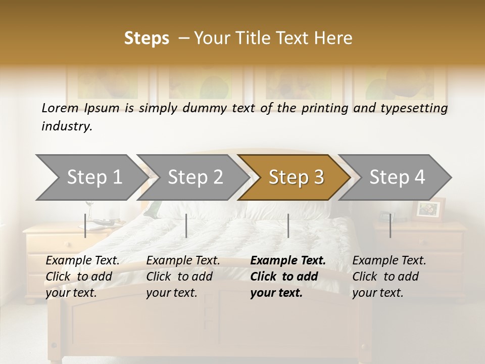Lodging Color Sleep PowerPoint Template