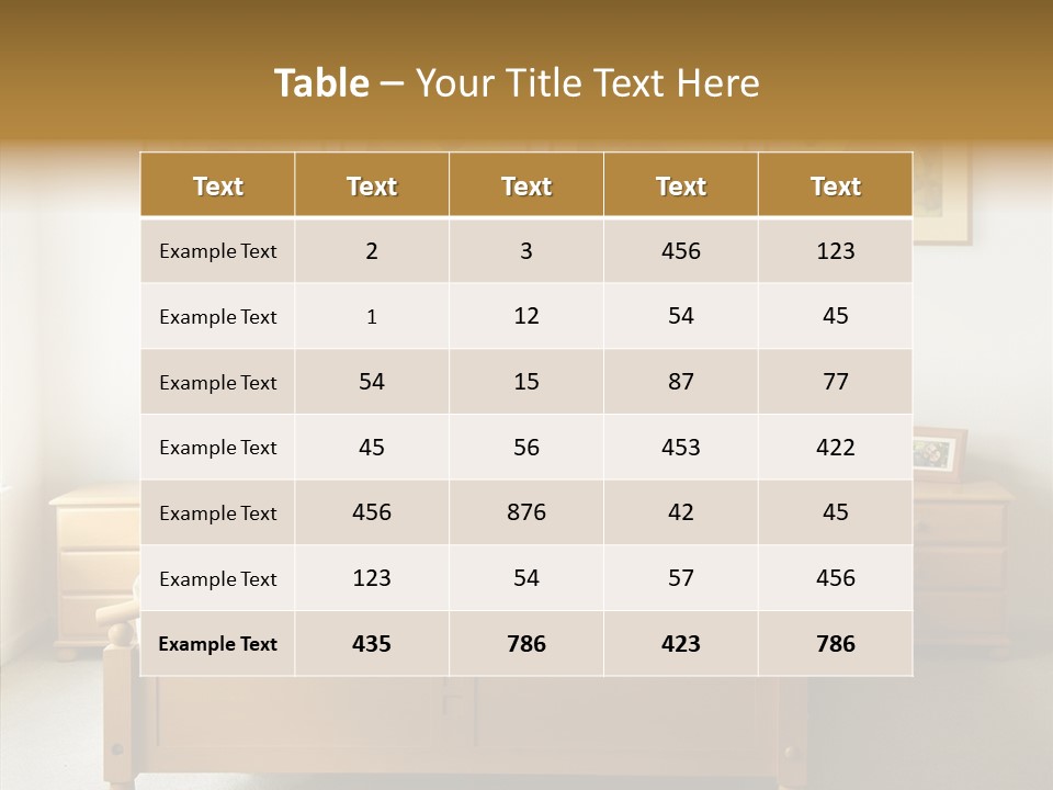 Lodging Color Sleep PowerPoint Template