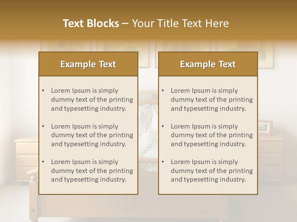 Lodging Color Sleep PowerPoint Template