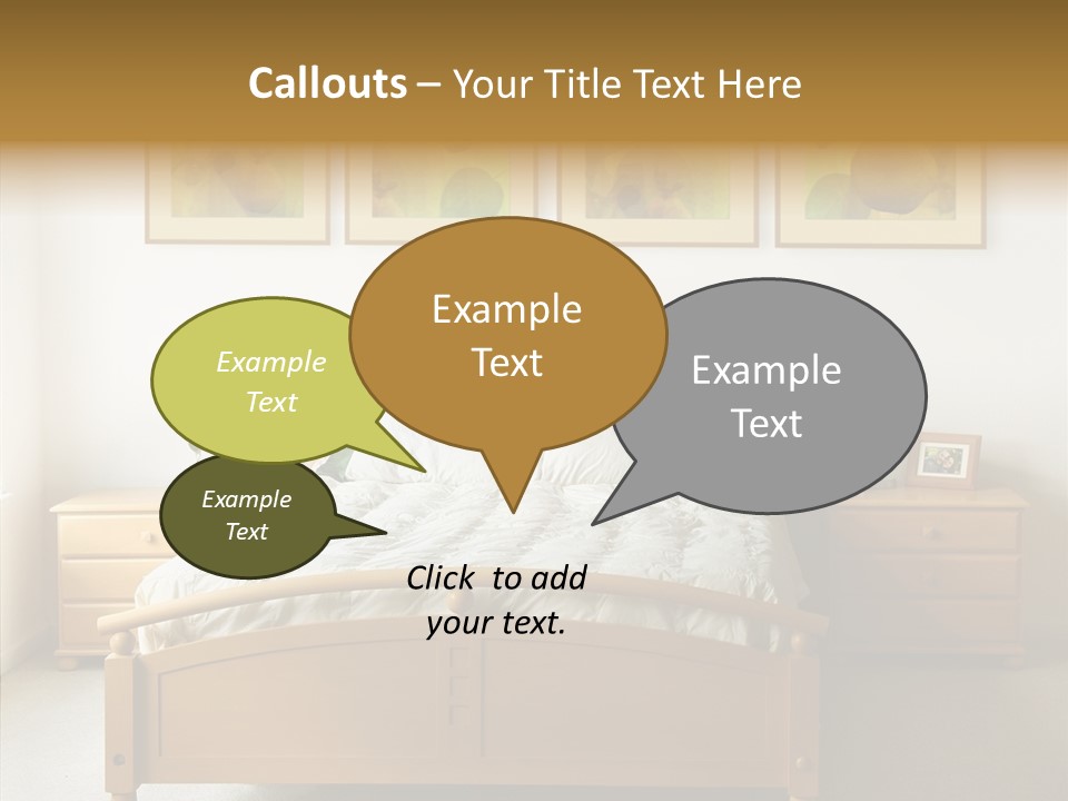 Lodging Color Sleep PowerPoint Template
