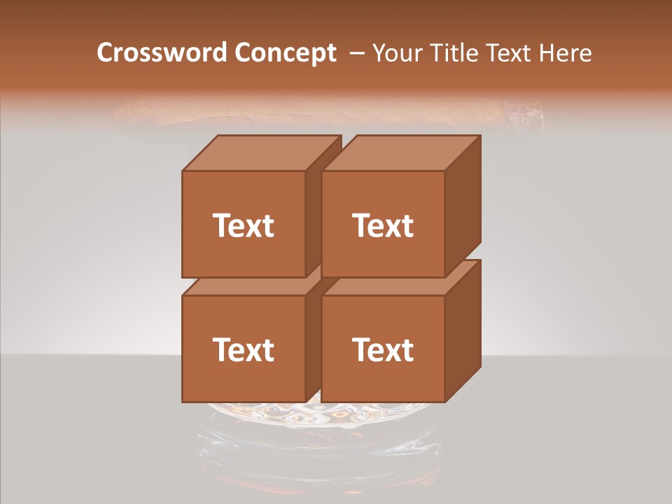 Golden Drink Lit PowerPoint Template