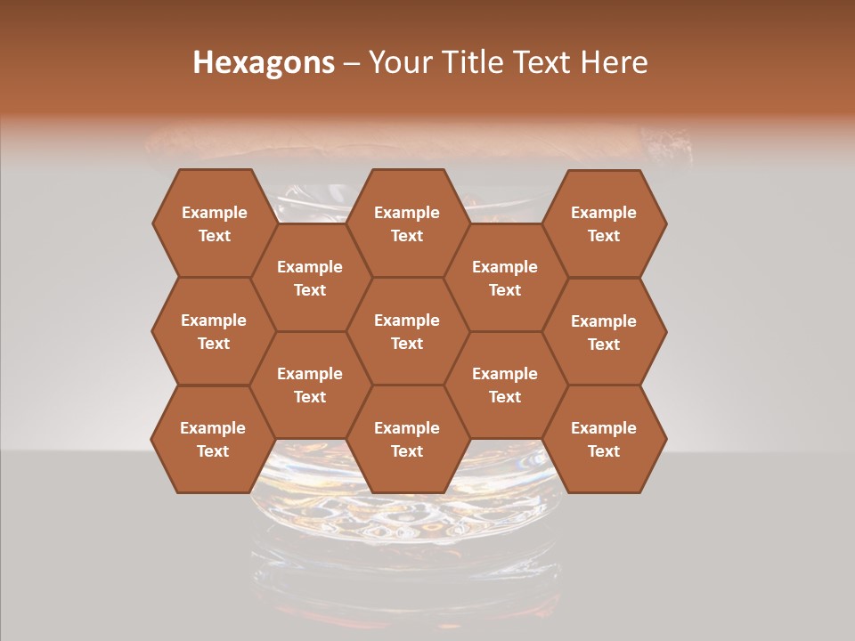 Golden Drink Lit PowerPoint Template