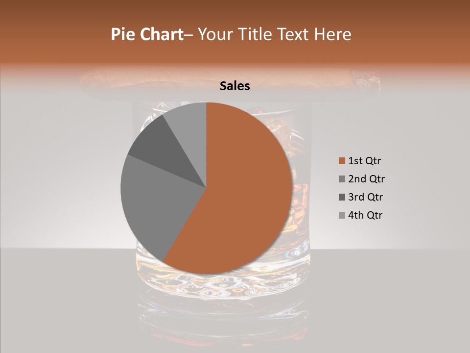 Golden Drink Lit PowerPoint Template