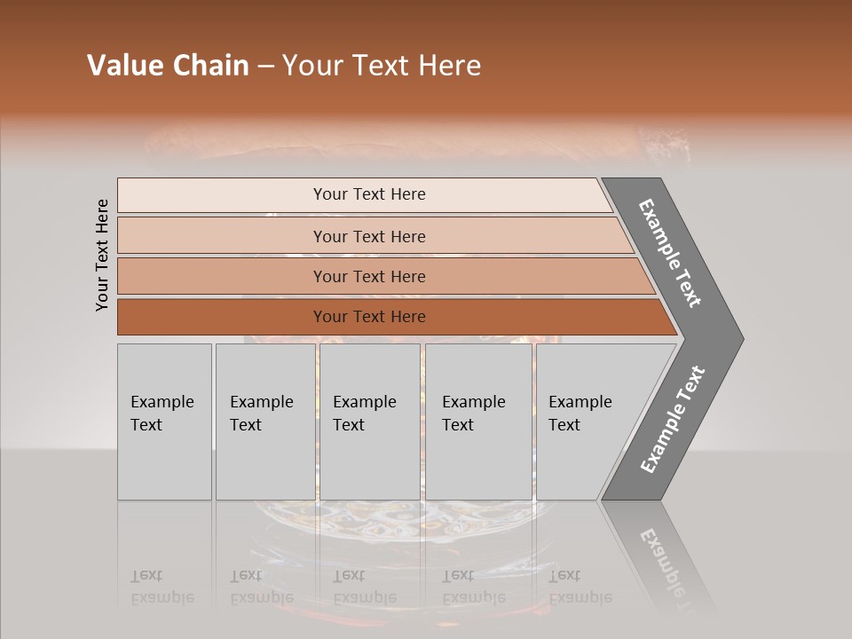 Golden Drink Lit PowerPoint Template