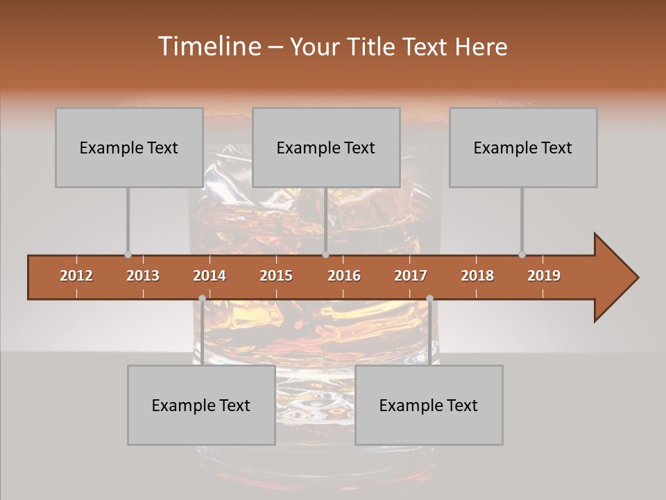 Golden Drink Lit PowerPoint Template