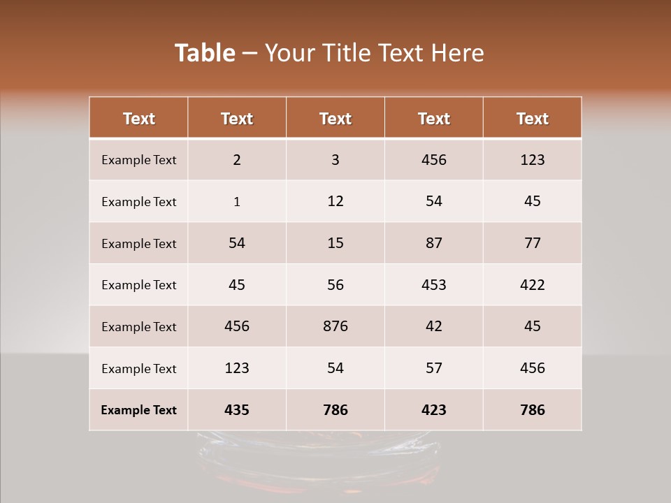 Golden Drink Lit PowerPoint Template