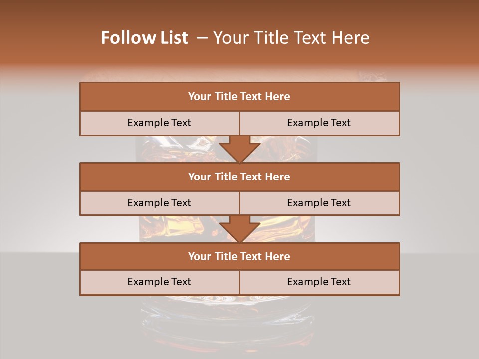 Golden Drink Lit PowerPoint Template