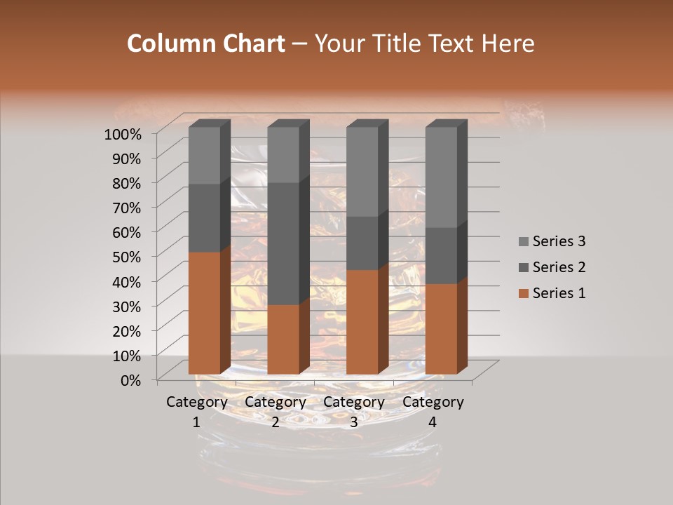 Golden Drink Lit PowerPoint Template