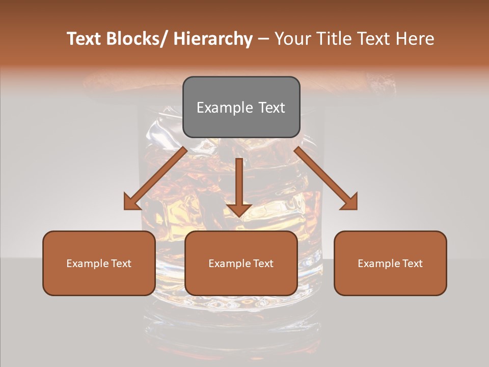 Golden Drink Lit PowerPoint Template