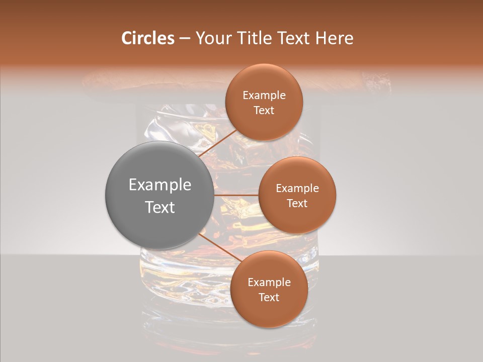 Golden Drink Lit PowerPoint Template