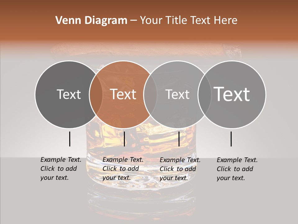 Golden Drink Lit PowerPoint Template