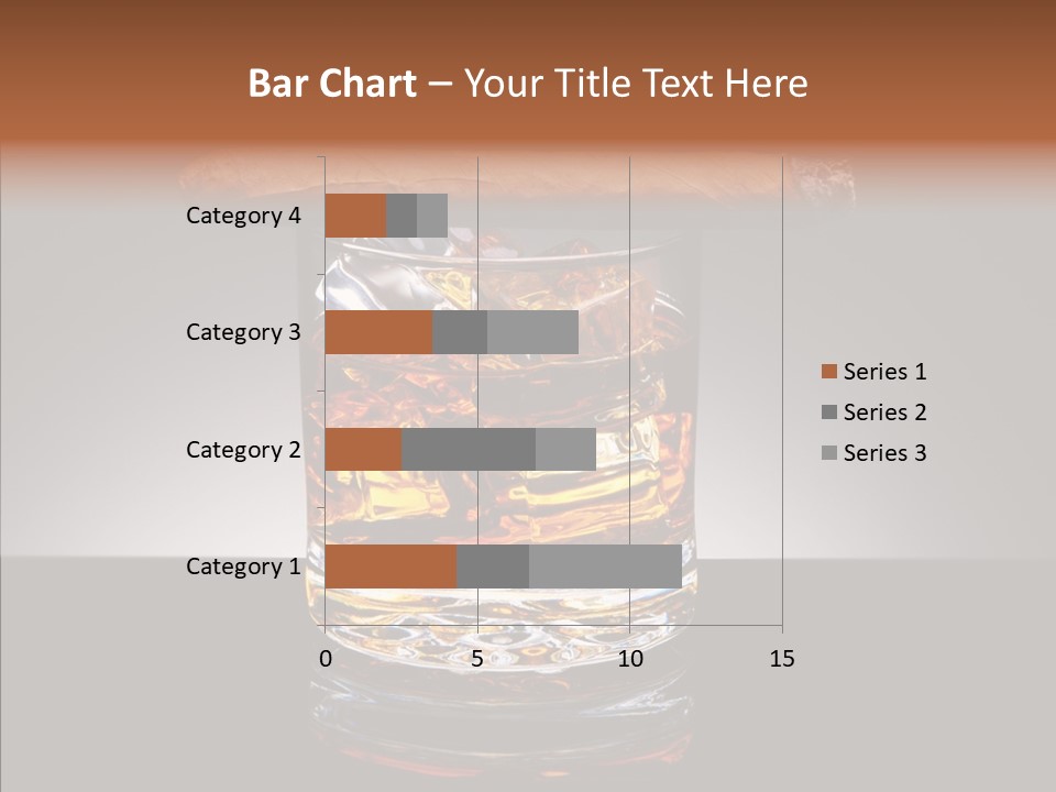 Golden Drink Lit PowerPoint Template