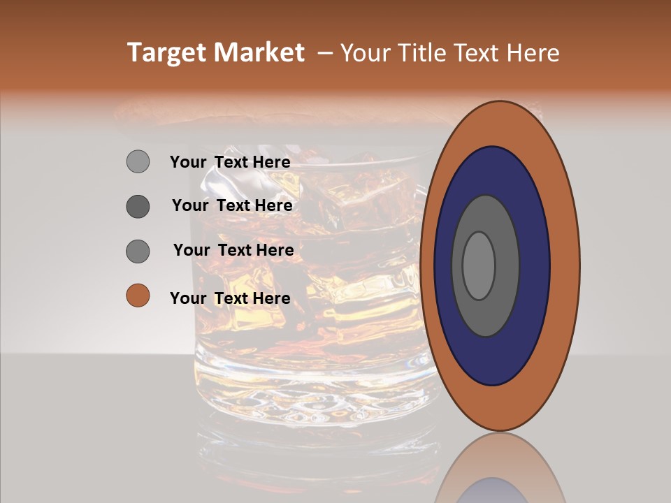 Golden Drink Lit PowerPoint Template