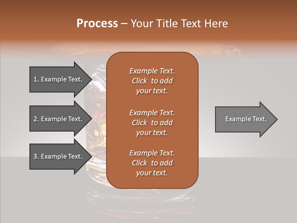 Golden Drink Lit PowerPoint Template