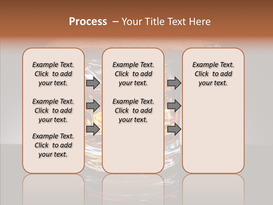 Golden Drink Lit PowerPoint Template