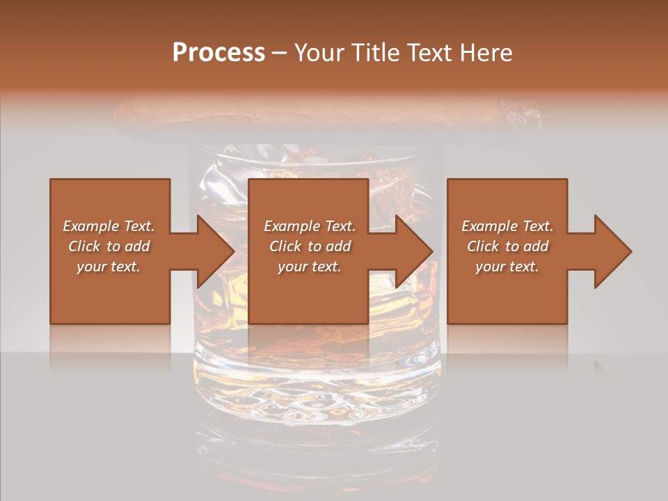 Golden Drink Lit PowerPoint Template