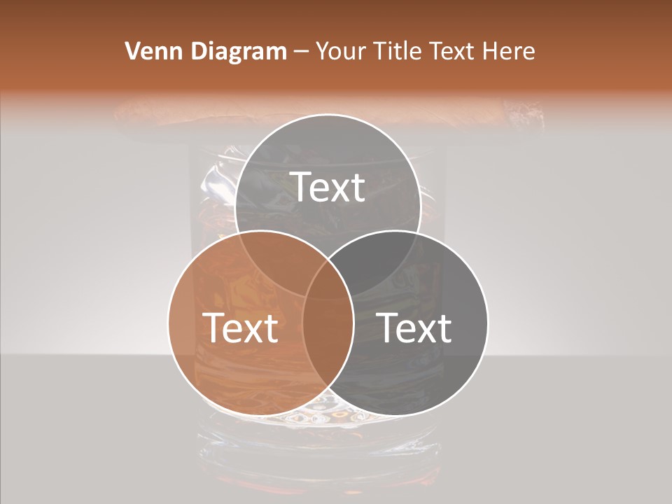 Golden Drink Lit PowerPoint Template