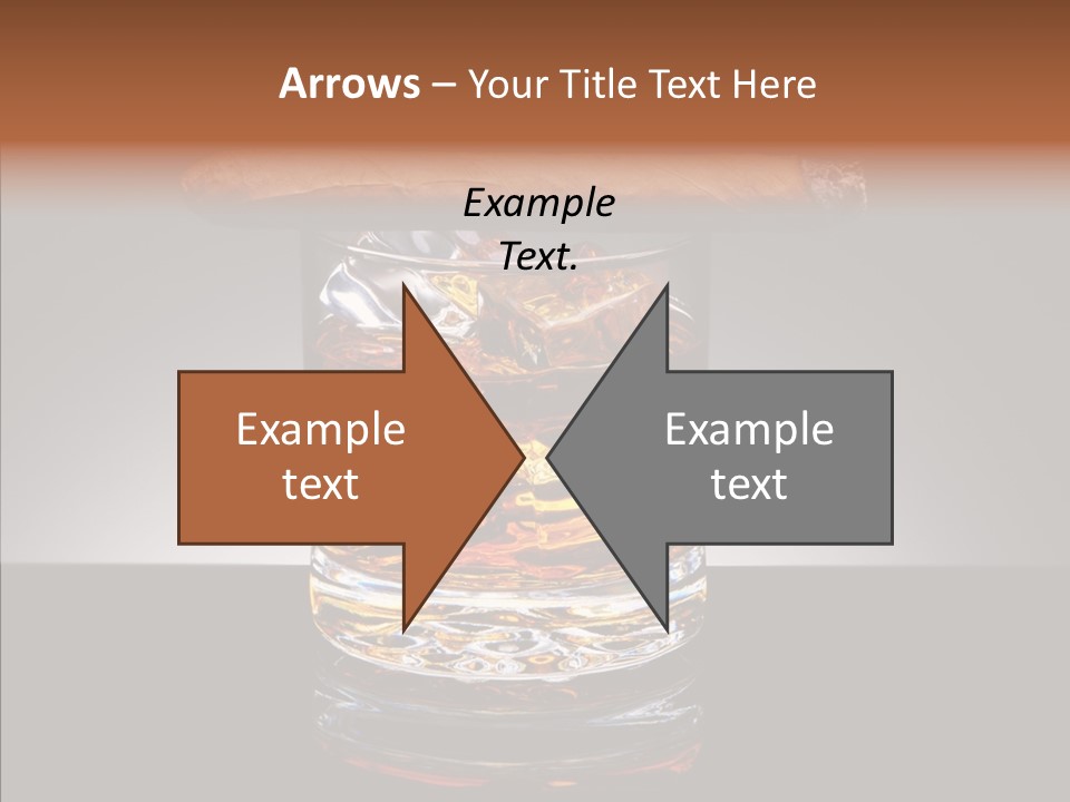 Golden Drink Lit PowerPoint Template