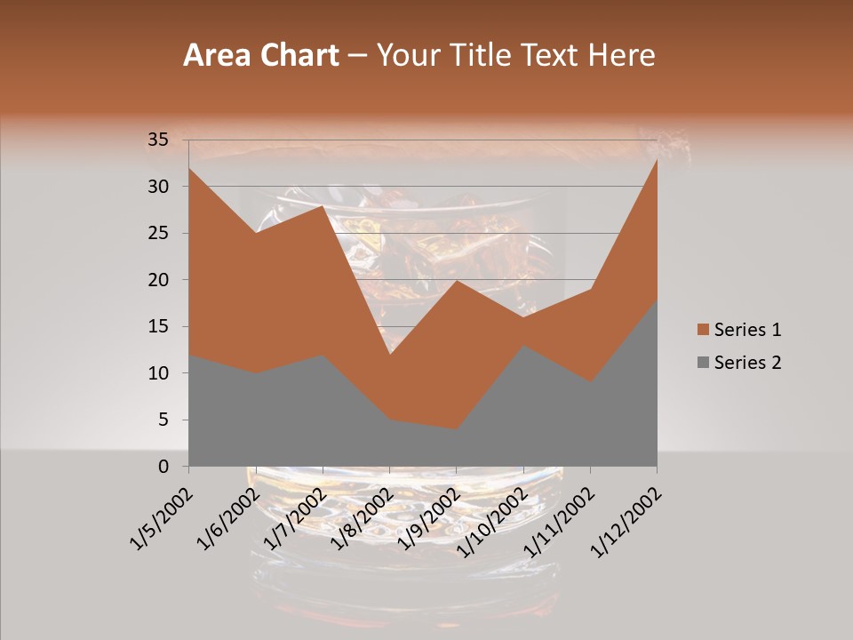 Golden Drink Lit PowerPoint Template