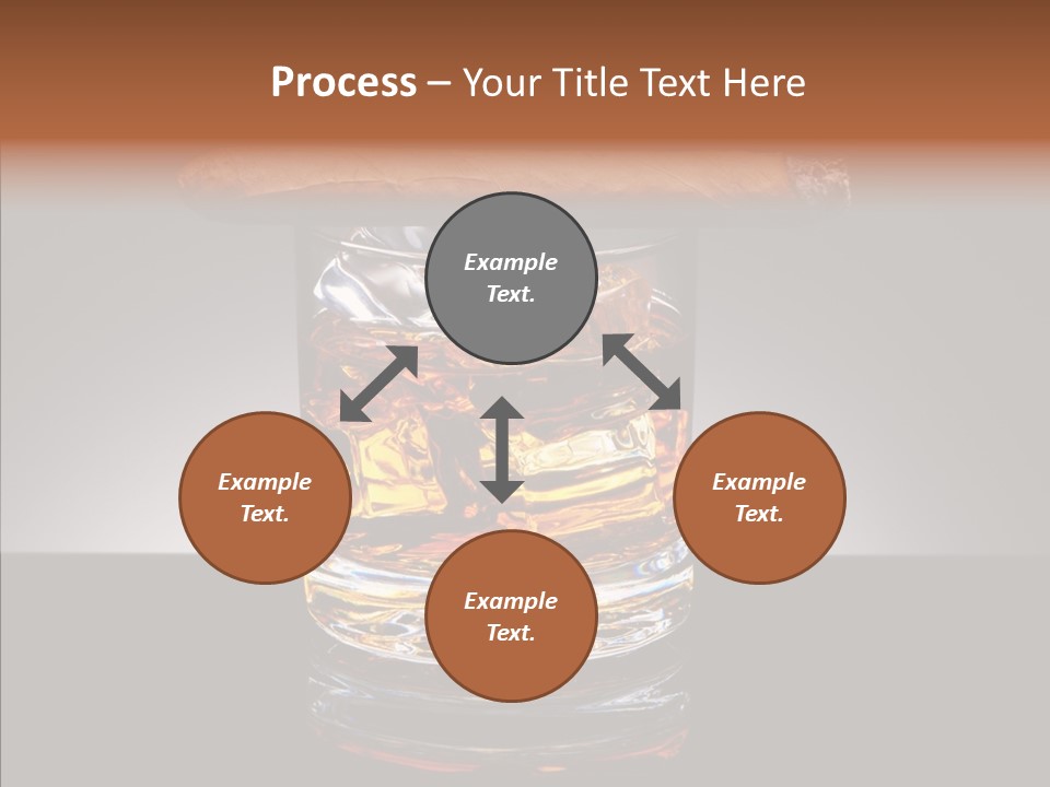 Golden Drink Lit PowerPoint Template