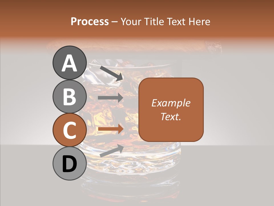 Golden Drink Lit PowerPoint Template