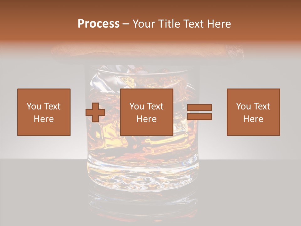 Golden Drink Lit PowerPoint Template