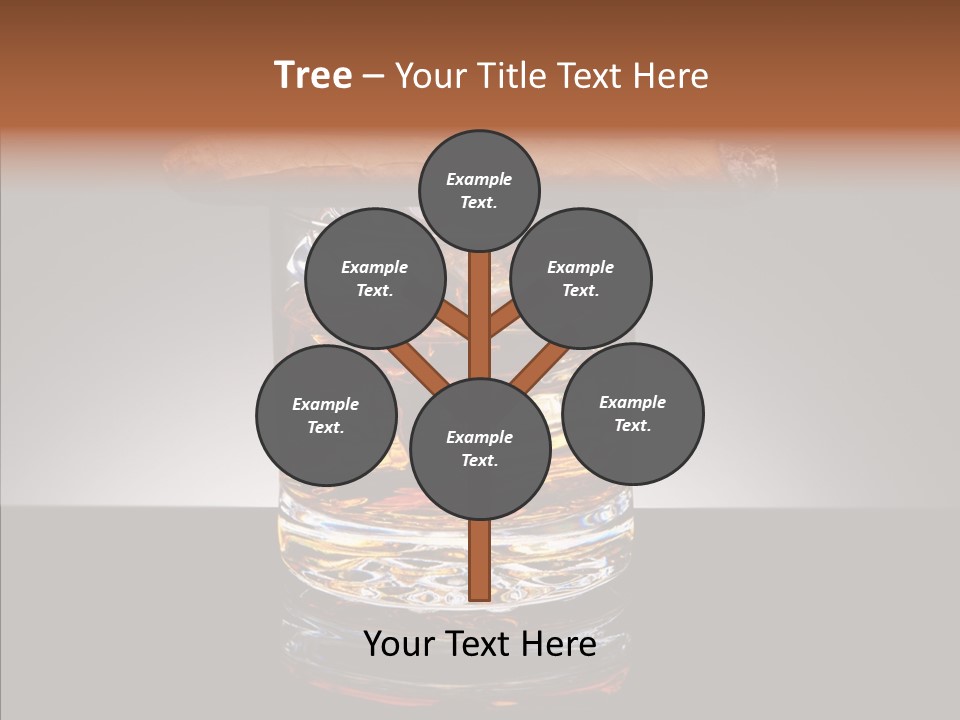 Golden Drink Lit PowerPoint Template