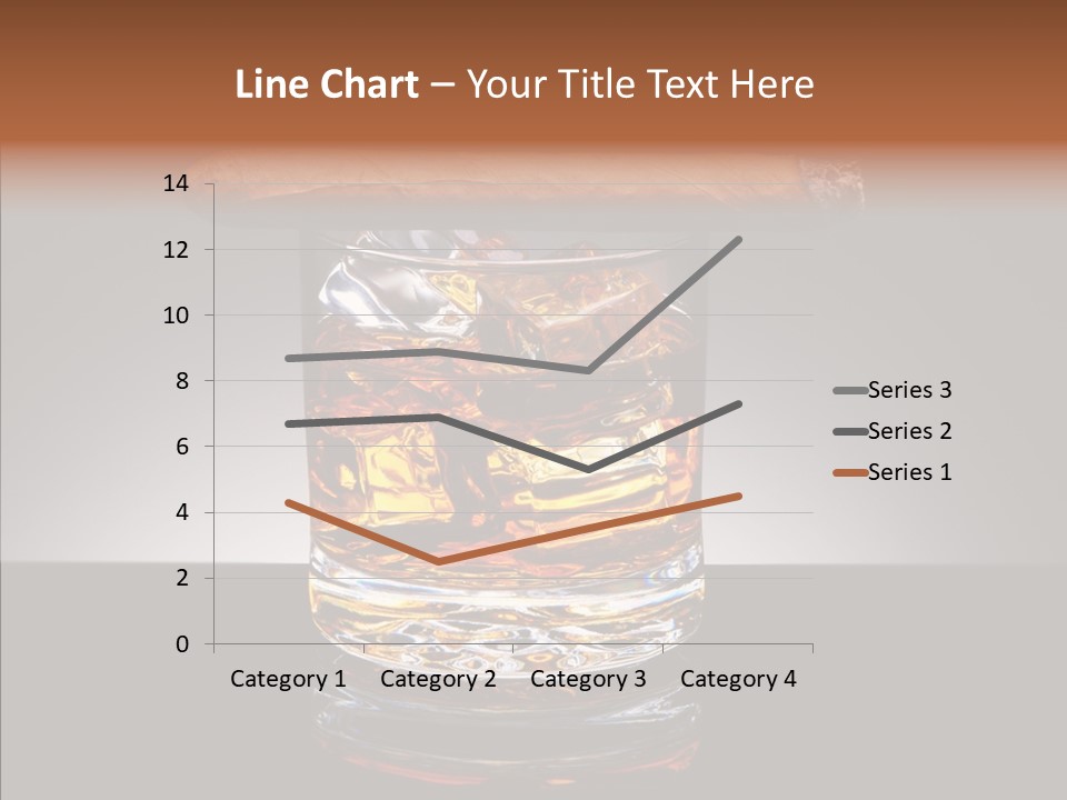 Golden Drink Lit PowerPoint Template