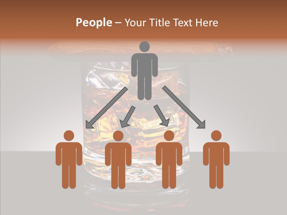 Golden Drink Lit PowerPoint Template