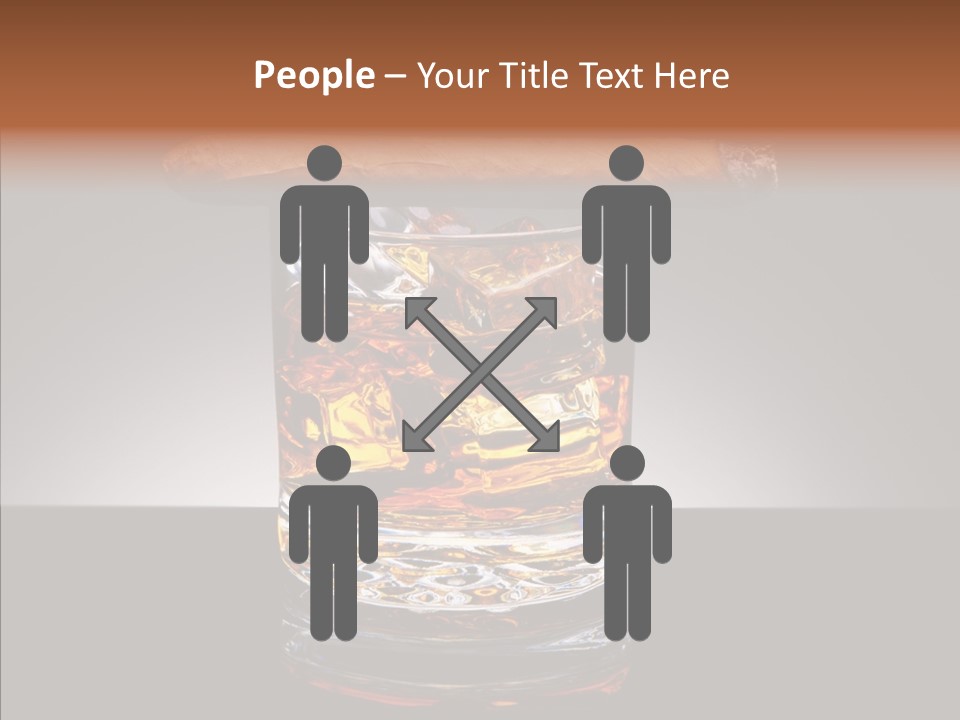 Golden Drink Lit PowerPoint Template