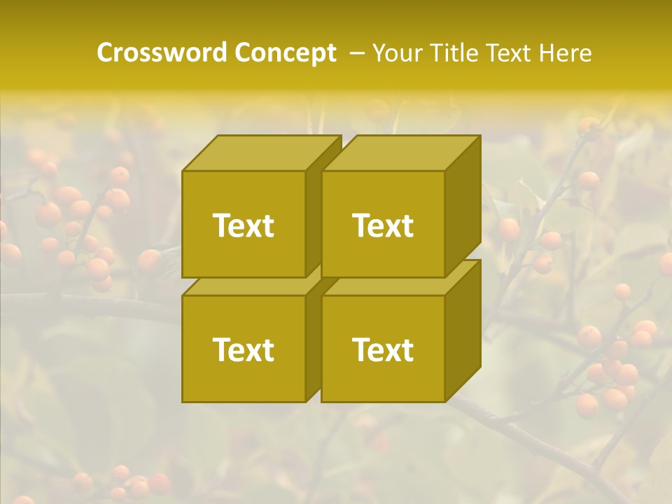 Bird Leaves Nature PowerPoint Template