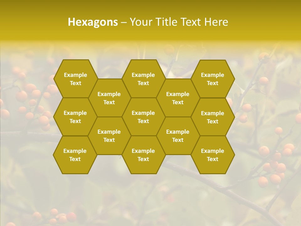 Bird Leaves Nature PowerPoint Template