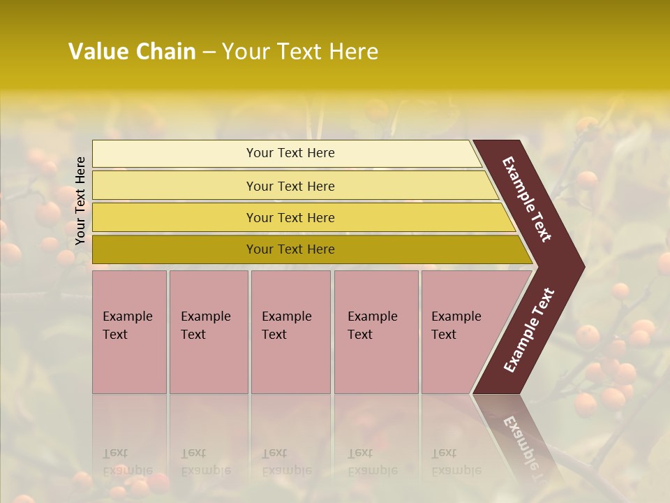 Bird Leaves Nature PowerPoint Template