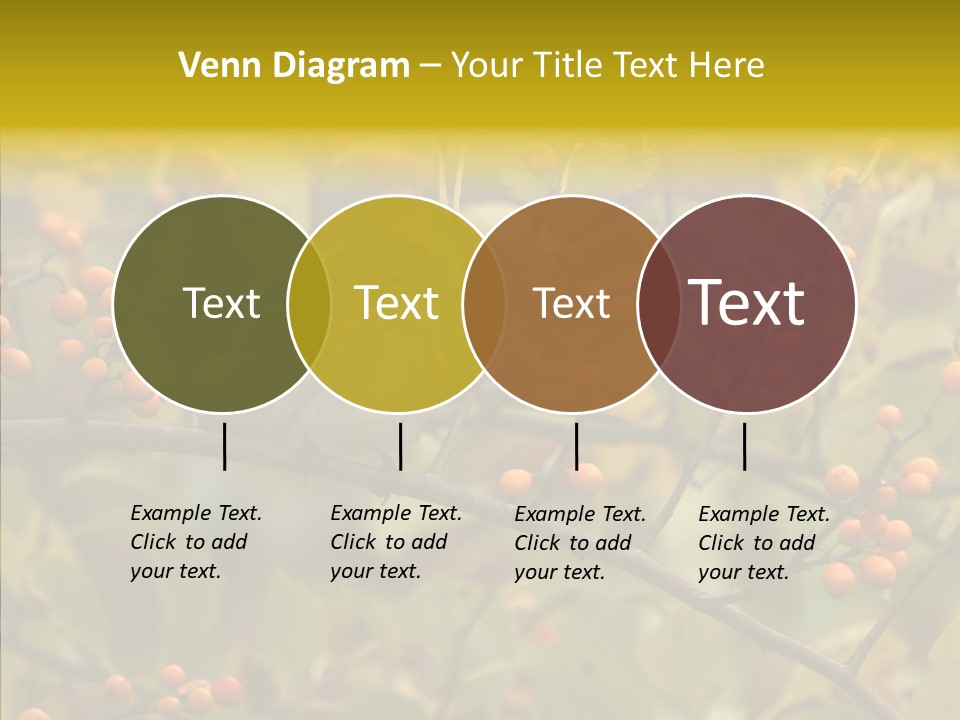 Bird Leaves Nature PowerPoint Template