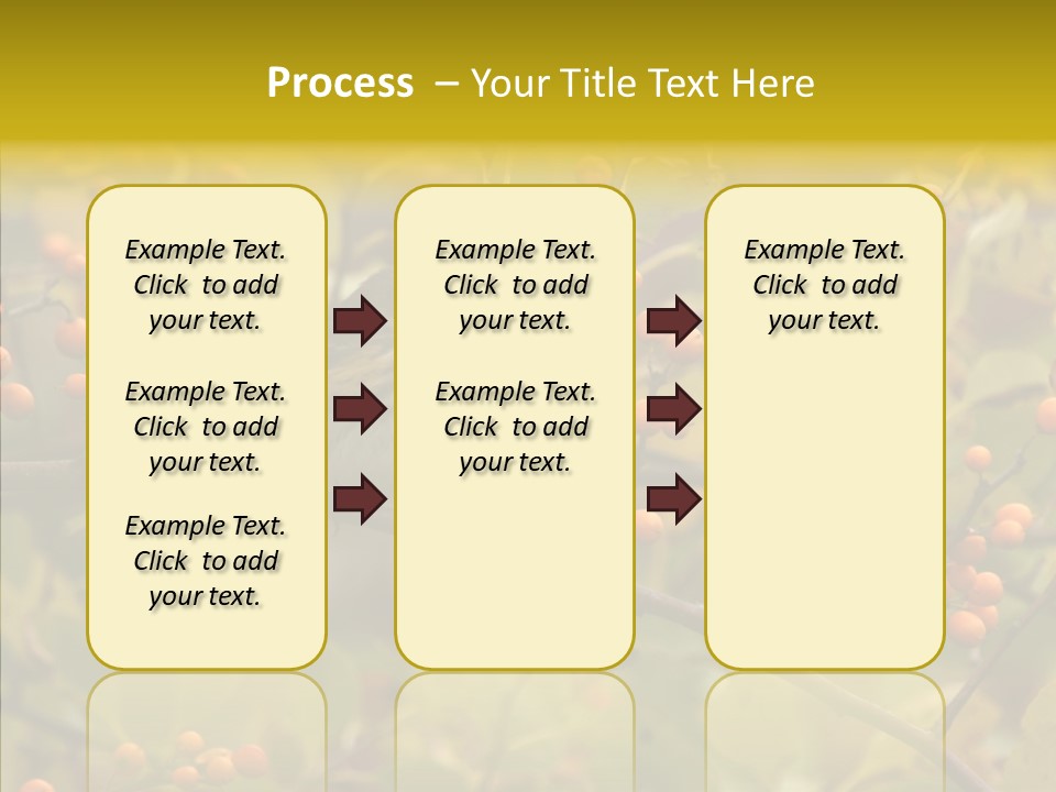 Bird Leaves Nature PowerPoint Template