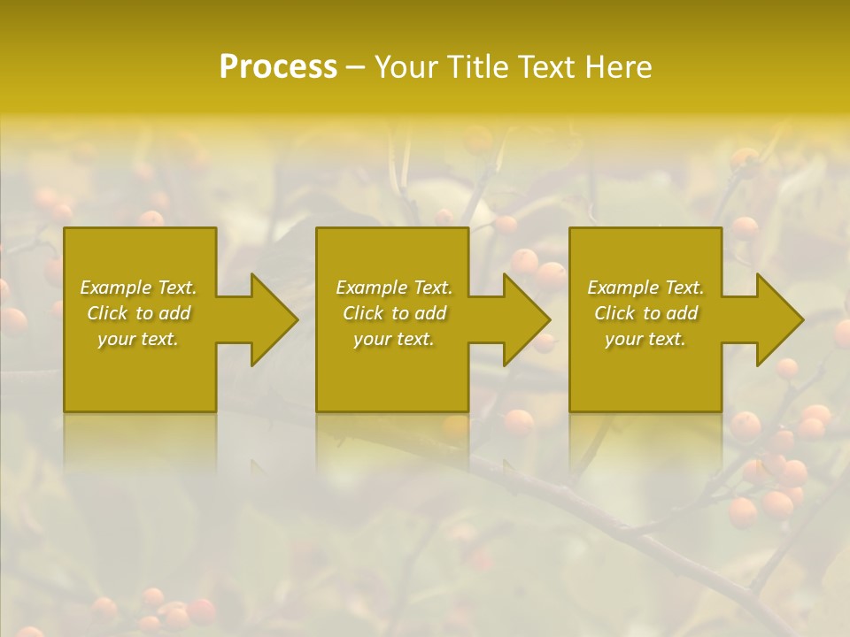 Bird Leaves Nature PowerPoint Template