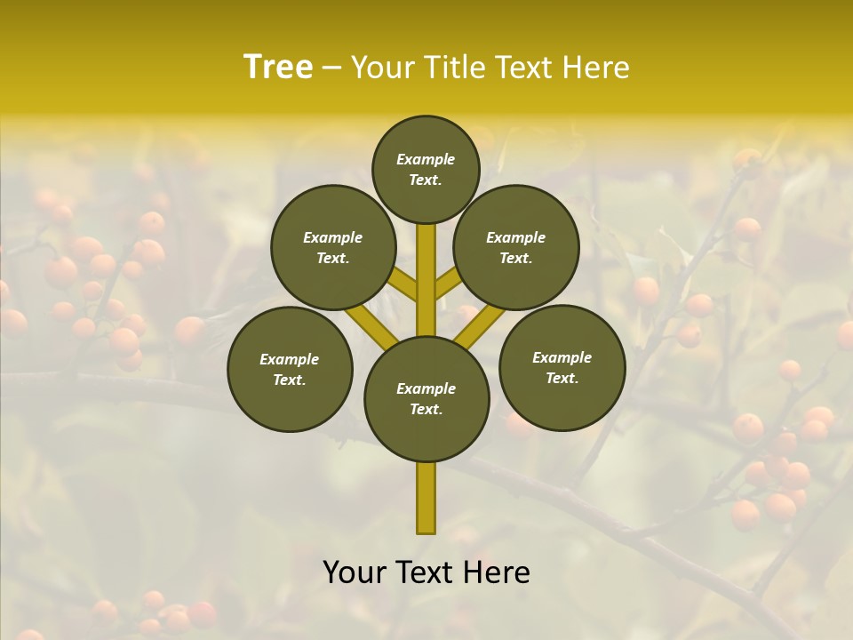 Bird Leaves Nature PowerPoint Template