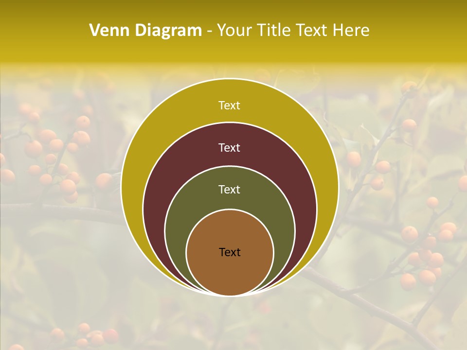 Bird Leaves Nature PowerPoint Template