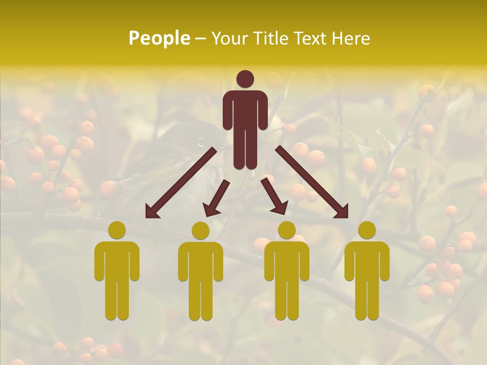 Bird Leaves Nature PowerPoint Template