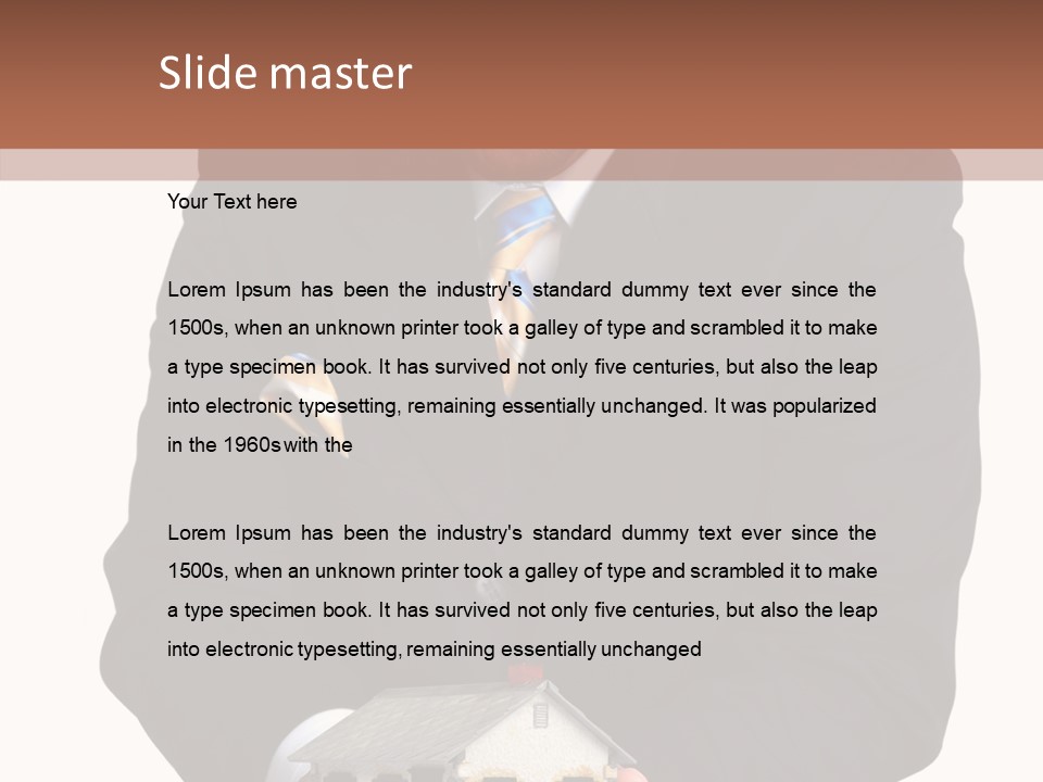 Ownership Smiling Buying PowerPoint Template