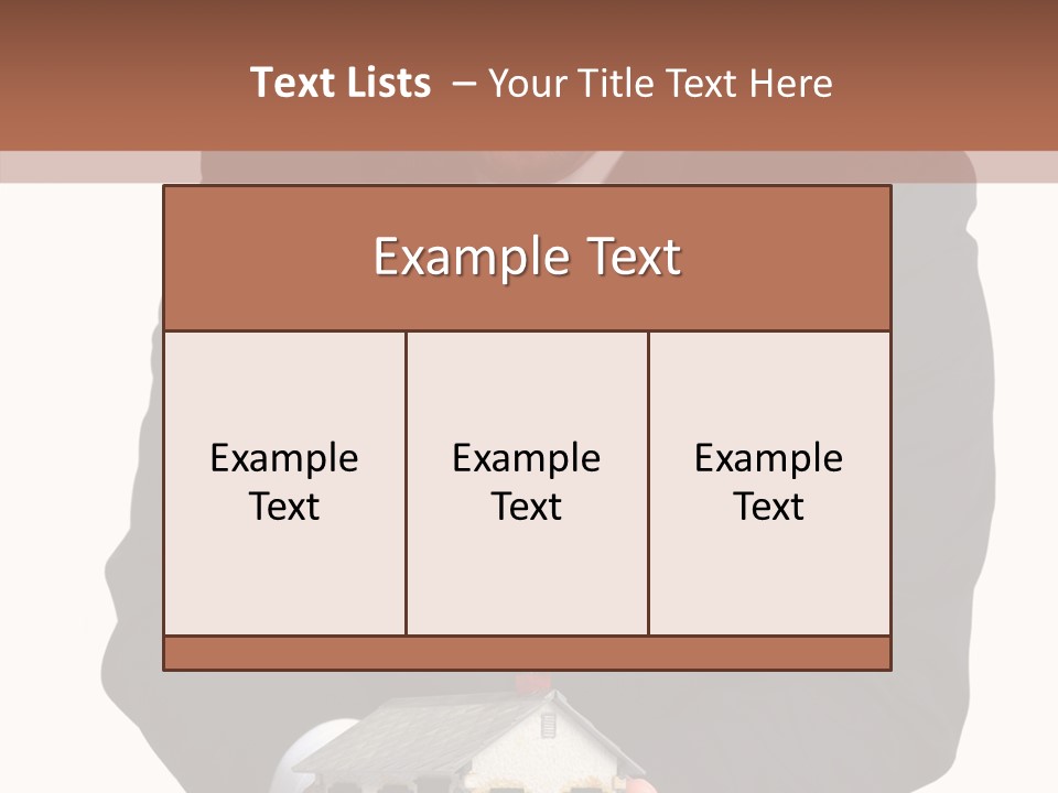 Ownership Smiling Buying PowerPoint Template