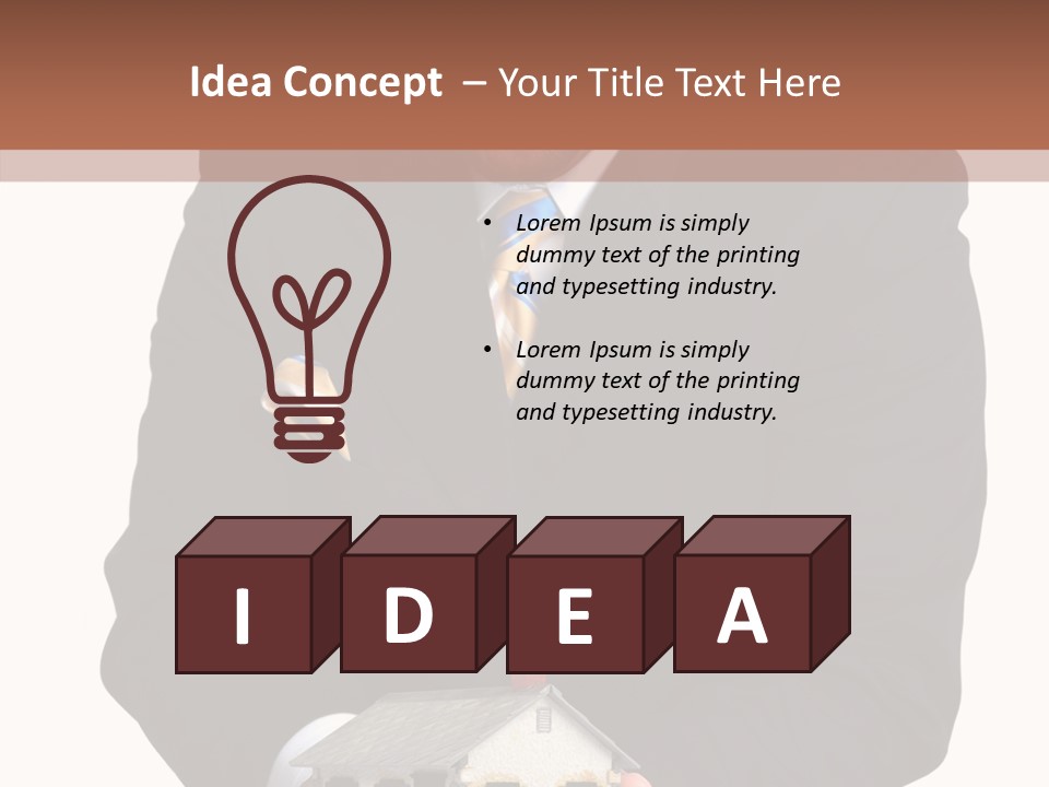 Ownership Smiling Buying PowerPoint Template