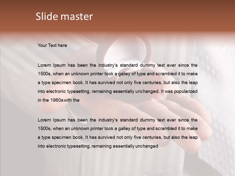 Hair Flower Attractive PowerPoint Template