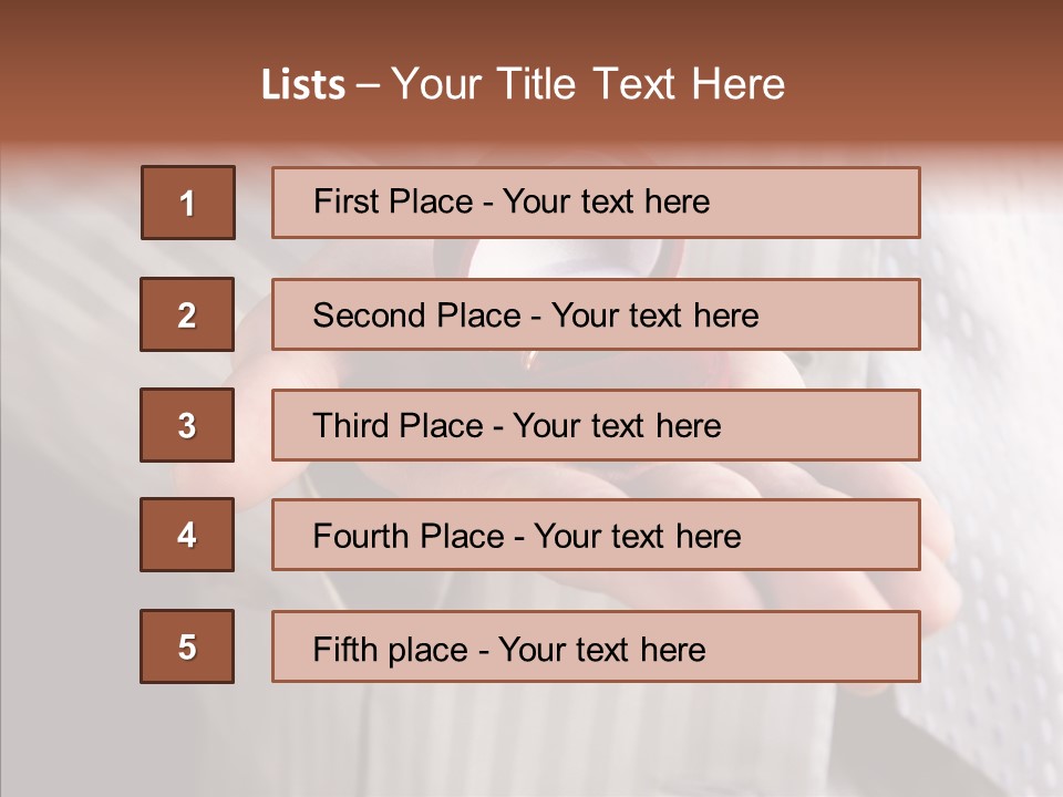 Hair Flower Attractive PowerPoint Template