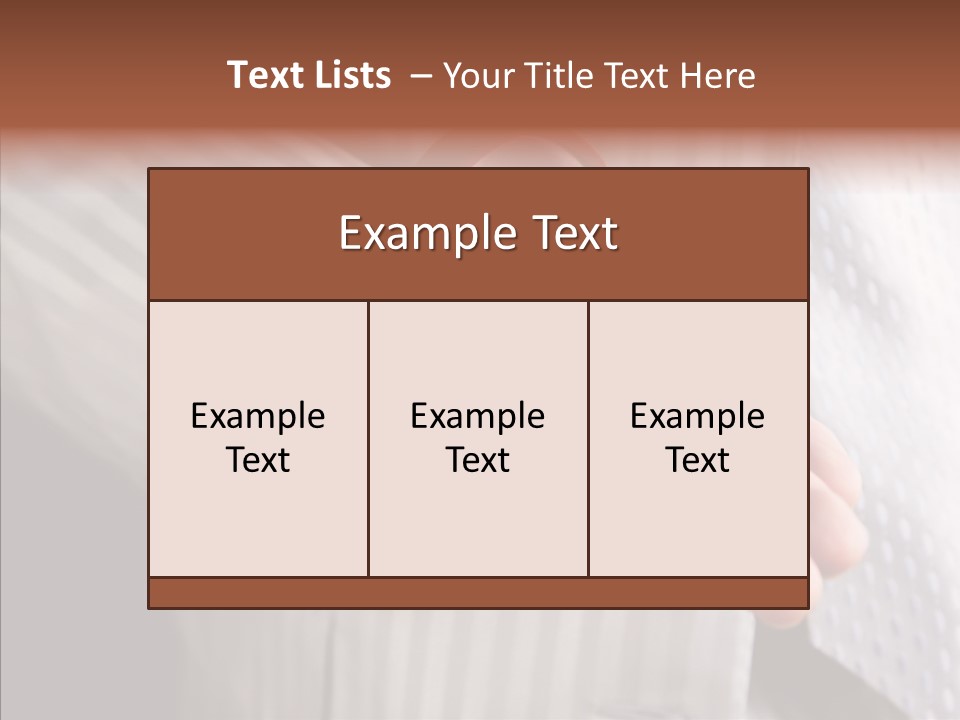Hair Flower Attractive PowerPoint Template